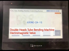 Çift başlı tüp bükme makinesi Elektromanyetik valf